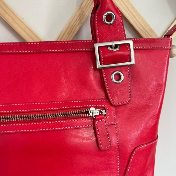 Vintage Nordstrom Leather Handbag Purse - Picture 4 of 12